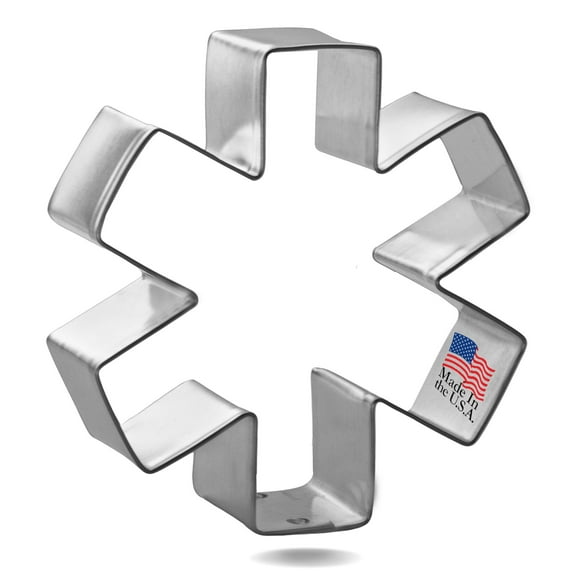 Medical Symbol Cookie Cutter 3 in – Made in the USA – Foose Cookie Cutters Tin Plated Steel – Cookie Mold