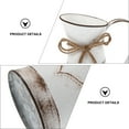 thumbnail image 3 of MasteelfCA Vintage Style Metal Flower Vase Iron Flower Pot Desktop Flower Bucket Ornament, 3 of 8