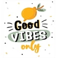 thumbnail image 3 of Ambesonne Saying Duvet Cover Set, Phrase Dots and Lemon, 2-Calking, Orange Sage Green, 3 of 7