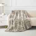 thumbnail image 1 of Hometrends Reversible Faux Fur Throw Blanket, 1 of 8