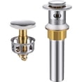 thumbnail image 2 of Matsuzay Filtros de drenaje de rebote para lavabo, accesorios de enchufe de acero, escurridor de cocina, accesorios para fregaderos, tubería, Juegos de accesorios de baño sin agujero, 2 of 6