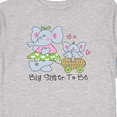 thumbnail image 4 of Inktastic Elephant Future Big Sister Girls Long Sleeve Toddler T-Shirt, 4 of 5