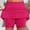 Hot Pink, variant on Olyvenn Women's High Waisted Tennis Skirt Skort Solid Color Built-in Shorts Athletic Golf Khaki S