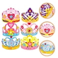 thumbnail image 3 of KAKOWELY 6 juegos de tiaras de cumpleaños DIY, kit de manualidades, materiales para hacer coronas de fiesta, coronas de fiesta de cumpleaños, 3 of 4