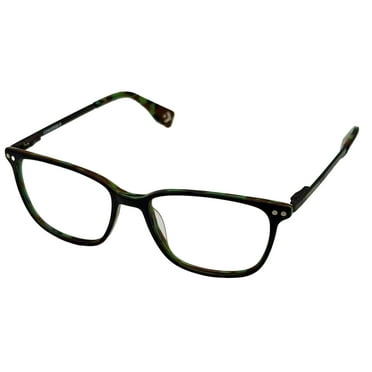 Converse Mens Rectangle Green Camo Plastic Eyewear Frame G227. 53mm