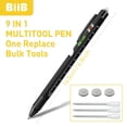thumbnail image 3 of Bolígrafo multiherramienta BIIB 9 en 1 para hombre con linterna LED y lápiz capacitivo, 3 of 6