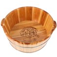 thumbnail image 3 of Shisuyan Spa Basin Wood Foot Bucket Reusable Foot Bath Bucket Foot Bathing Bucket Foot Bath Bucket, 3 of 9