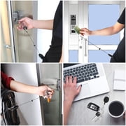 Heavy Duty Retractable Key Chain Reel Belt Clip for Key Multifunction Buckle Cable Metal