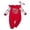 Red-b, variant on AWZXDE Girls Seasonal Rompers Christmas Full Print Long Sleeve Romper with Matching Hat Santa Reindeer Holiday 2‑Piece Outfit White-a - 12-18 Months