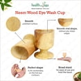 thumbnail image 6 of SoulGenie ChillEyes Neem Wood Eye Wash Cups - Organic and Comfortable Eye Cleanser (Set of 2), 6 of 7