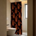 thumbnail image 5 of Halloween Shower Curtain, Funny Pumpkin Polyester Fabric Bathroom Decor Curtain, Machine Washable Waterproof, Halloween Holiday Gift for Women Men, 72 x 72 Inches, 5 of 7