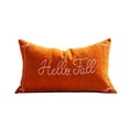 thumbnail image 2 of LEFXSMR Fall Decor Pillow Covers Halloween Decorations Indoor Outdoor Throw Pillow Covers Cushion Case for Home Sofa Couch Bed Chair, Orange, 2 of 6