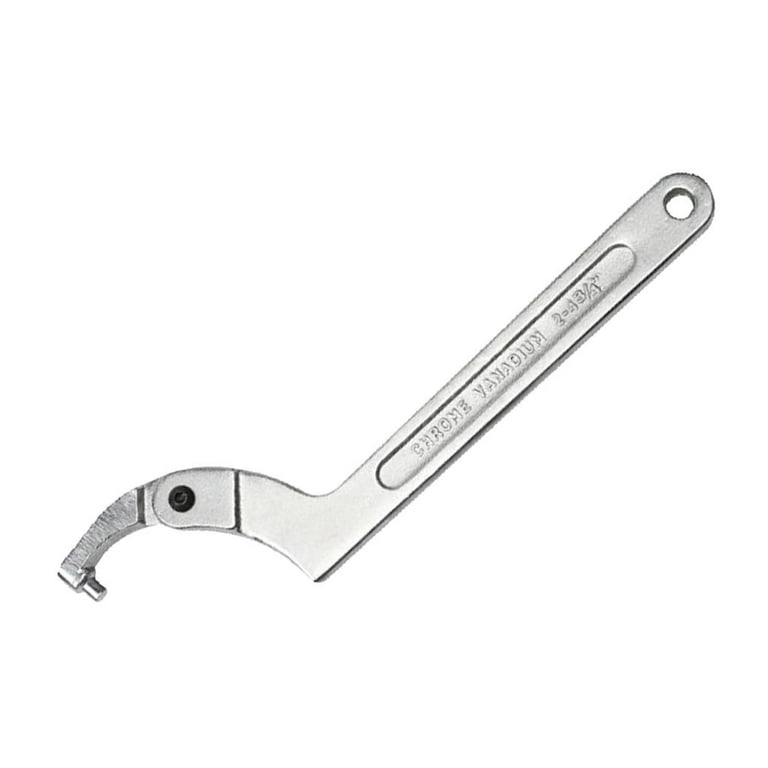 Adjustable Hook Pin Wrench C Spanner 32-76mm Round Tools