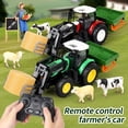 thumbnail image 3 of Carro de control remoto Coche de granjero simulado con control remoto Coche de control remoto multifuncional con pinza, esparcidor de fertilizante, Big Bale, iluminación Demostración de una tecla Eccomum Carro de control remoto, 3 of 7