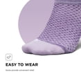 thumbnail image 4 of Feetures Plantar Fasciitis Relief Sock Light Cushion No Show Tab - Targeted Compression Sock for Women & Men - Amethyst , Small (1 Pair), 4 of 7