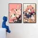 thumbnail image 5 of Póster clásico de la familia Spy X de anime, pintura en lienzo, Dusk Ania Foger, Joel Foger, Bond Fogger, arte de pared, impresiones de personajes de dibujos animados, regalos, 5 of 5