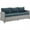 Gray, variant on Crosley Furniture Bradenton Weather Resistant Resin Wicker Outdoor Sofa - Weathered Brown
