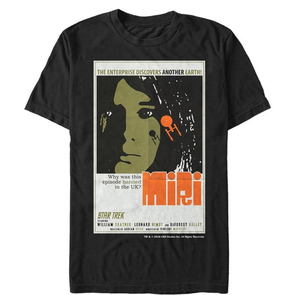Men's Star Trek: The Original Series Miri Episode 8 Poster  Graphic Tee Black X Large