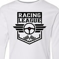 thumbnail image 4 of Inktastic Racing League with Race Car Wheel and Wings Long Sleeve Youth T-Shirt, 4 of 5