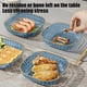 thumbnail image 4 of Bandeja de gran capacidad para servir frutas y refrigerios | Plato de plástico para dulces de 14,5 cm para mesa de centro, sala y fiestas | Opciones multicolor, 4 of 6