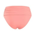 thumbnail image 3 of JIANJIA Swim Suits For Women 2025 Summer Solid Color High Waist Belly Control Stylish Beach Tankini Swim Bottoms Bathing Suits,Rose Gold,M, 3 of 5