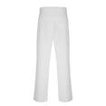 thumbnail image 4 of Domuza Wide Leg Dress Pants for Men Relaxed Fit Fashion Vintage Work Trousers Cotton Linen Pleated Baggy Lined Slacks White 3XL, 4 of 6