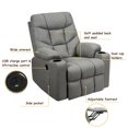 thumbnail image 5 of YYAo Recliners Home Theater Seating, Reclining Sofa Chair,Electric Power Lift Recliner Massage Sofa-Gray, 5 of 8