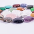 thumbnail image 2 of Regalo de decoración de amor de cristal natural de fuente de cristal rosa de 20 mm sin agujero en forma de corazón de melocotón Piedra de ojo de tigre Piedra en forma de corazón, 2 of 5