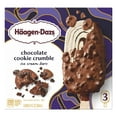 thumbnail image 5 of Haagen Dazs Chocolate Cookie Crumble Ice Cream Bars, 3 Count, 5 of 12