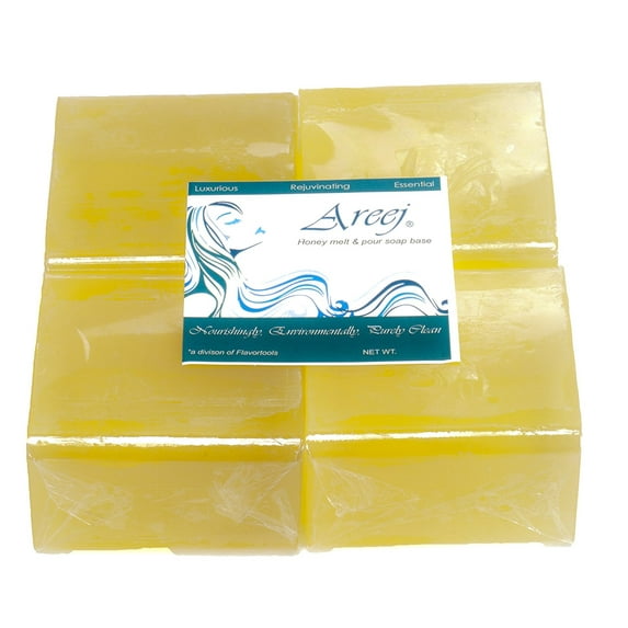 Areej 1 LB Honey Melt and Pour Soap Base