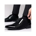 thumbnail image 3 of Frontwalk Mens Oxfords Wingtips Brogues Lace Up Dress Shoes Wedding Lightweight Leather Shoe Men Business Flats Black 12, 3 of 6