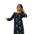 thumbnail image 1 of DWEEP SARA Women's Blue Cotton Indian Ladies Kurta Pant Set, 1 of 8