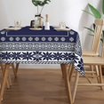 thumbnail image 3 of Blue Floral Border Pattern Print, 3 of 6