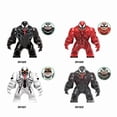 thumbnail image 2 of Set de 12 figuras de bloques de construcción temáticas, personajes de animación para decoración de espejo de coche y regalo navideño, ABS, bolsa OPP, 2 of 8