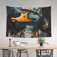 thumbnail image 4 of Xecao Hip-Hop Duck Print Tapestry, Wall Hanging Room Funny Decor, Backdrop Room Decor for Bedroom Living Room dormitory, 4 of 8