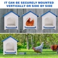 thumbnail image 3 of YongCo Weatherproof Poultry Shelter Chicken Coops With Removable Bedding Tray And Sloped Roof Designs For Outdoor Weatherproof, 3 of 21