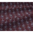 thumbnail image 5 of oneOone Tissu Jersey en Viscose à Imprimé Blocs de Feuilles BTY 60 Pouces de Large, 5 of 5