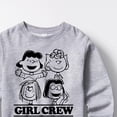 thumbnail image 3 of Peanuts - Girl Crew - Toddler And Youth Crewneck Fleece Sweatshirt, 3 of 6