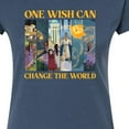 thumbnail image 3 of Disney Wish - One Wish Can Change The World - Juniors Fitted Graphic T-Shirt, 3 of 5