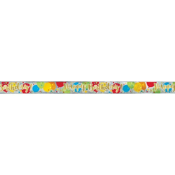 Glitzy Gold Foil Birthday Banner - 12 ft - Premium & Eye-catching Design - Perfect Party Addition