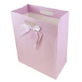 thumbnail image 2 of JAM Gift Bag, 10x13x5, Light Fuchsia Pinstripe, 1/Pack, Large, 2 of 3