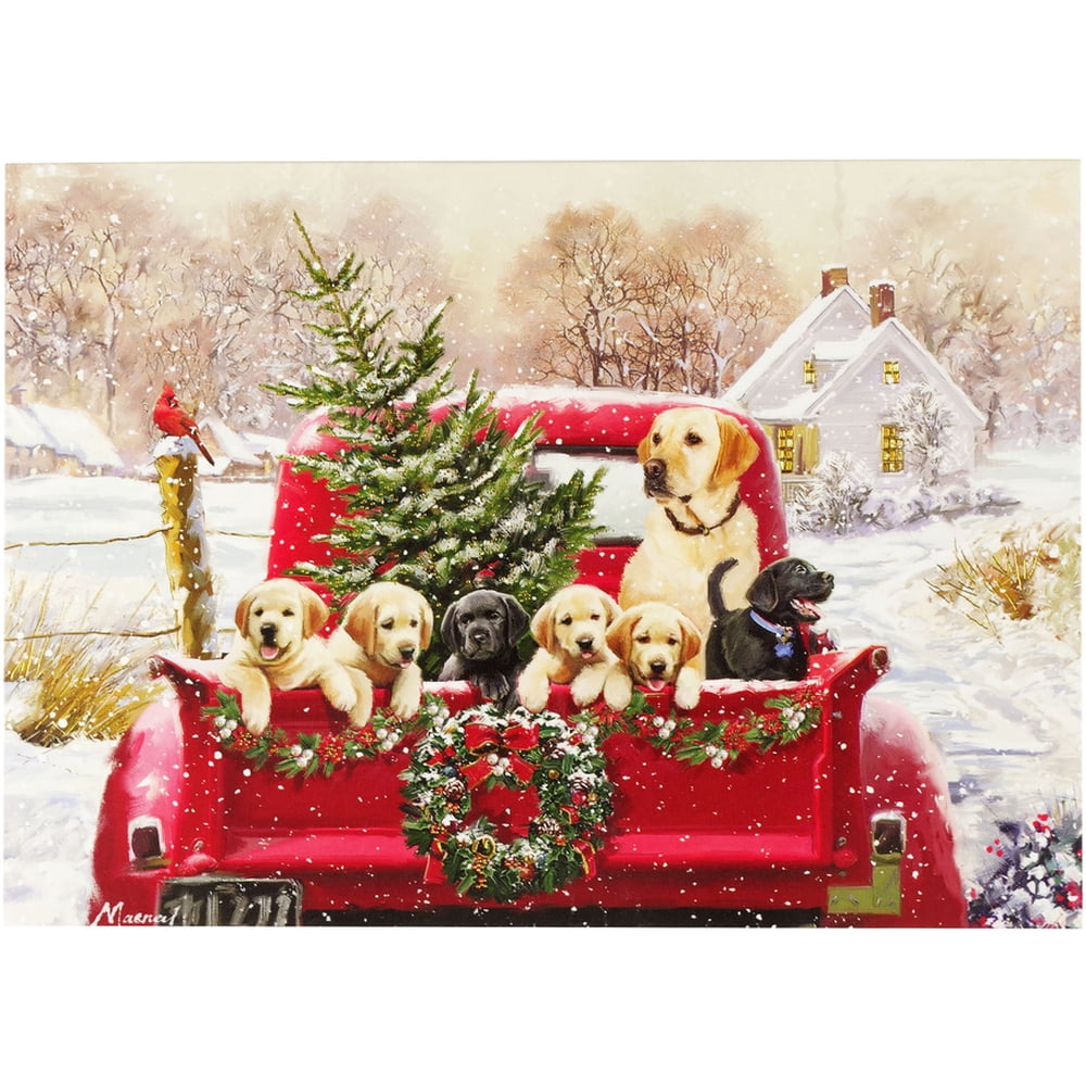 Bringing Home The Tree Deluxe Boxed Holiday Cards Other Walmart 