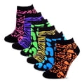 thumbnail image 2 of TeeHee Women's Acrylic No Show Low Cut Basic 18-Pack, (Animal Print and Argyle), 2 of 4