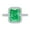 Green, variant on 13ct Radiant Cut Zircon Wedding Rings for Women S925 Sterling Silver Rings for Women 10*12mm Zircon Eternity Women Engagement Rings Stylish Hypoallergenic Personalized Promise Rings