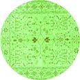 thumbnail image 1 of Ahgly Company Indoor Round Persian Green Traditional Area Rugs, 4' Round, 1 of 1