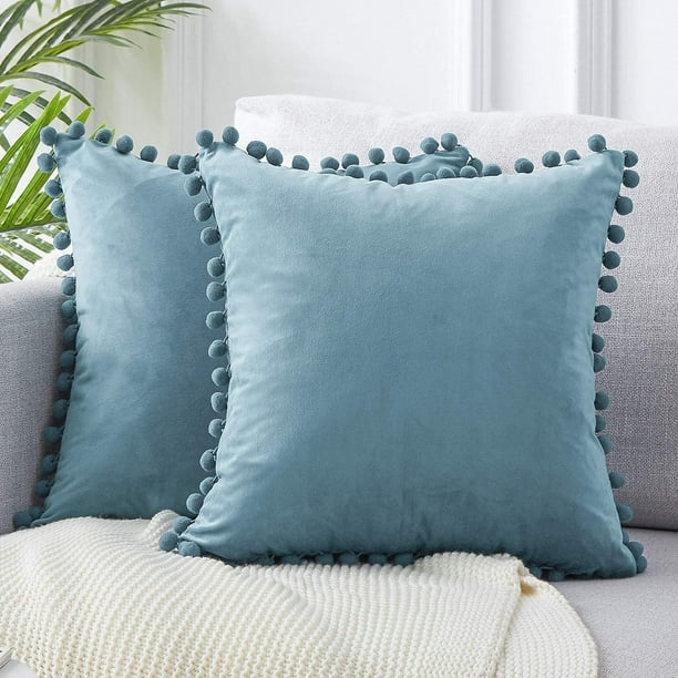 Blue grey cushion covers hot sale