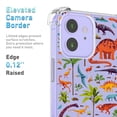 thumbnail image 4 of Dinosaur Forest Clear Case for iPhone 12 Mini,Aesthetic Art Design Case for Men Women,Unique Soft Transparent TPU Bumper Case Cover, 4 of 5