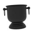 thumbnail image 4 of koolsoo Plant Pot Decorative Planter Flower Arrangement Creative Gift Iron Flower Pot Plants Flower Container for Balcony Living Room Black with Handle, 4 of 9
