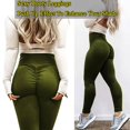 thumbnail image 4 of Women Scrunch Butt Lifting Leggings Booty High Waisted Workout Ruched Yoga Pants, 4 of 6