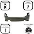 thumbnail image 3 of DCP Rear Bumper Cover For 2019-2020 Subaru Forester 2.5i Limited Sport SU1100194, 3 of 6